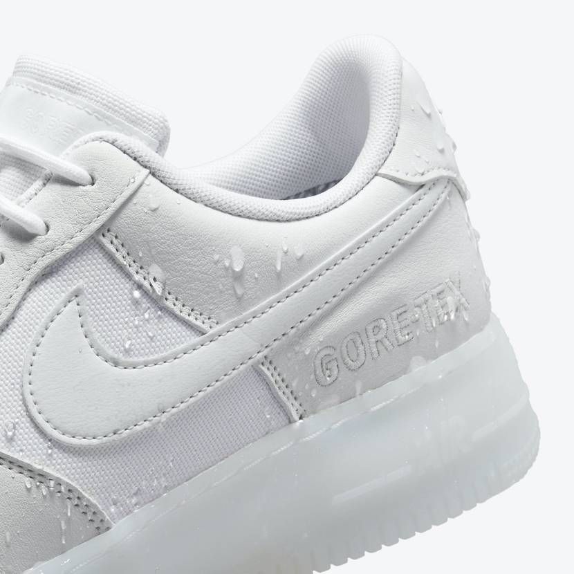【スニダンで購入可】5/23・24発売 NIKE AIR FORCE 1 GORE-TEX SUMMER SHOWER "WHITE" 抽選/定価/販売店舗まとめ 8枚目