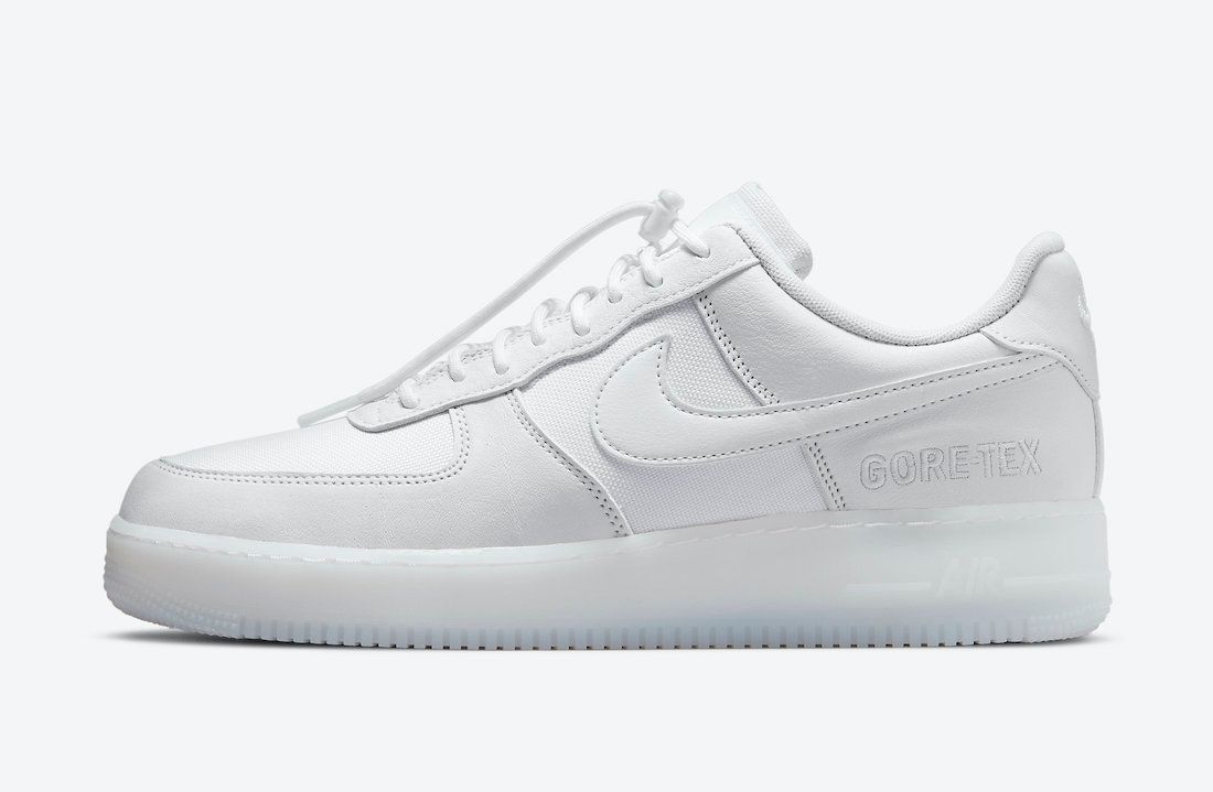 【スニダンで購入可】5/23・24発売 NIKE AIR FORCE 1 GORE-TEX SUMMER SHOWER "WHITE" 抽選/定価/販売店舗まとめ 4枚目