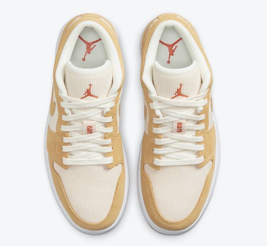 【スニダンで購入可】7/21発売 NIKE WMNS AIR JORDAN 1 LOW "CORDUROY AND SUEDE" 抽選/定価/販売店舗まとめ 8枚目