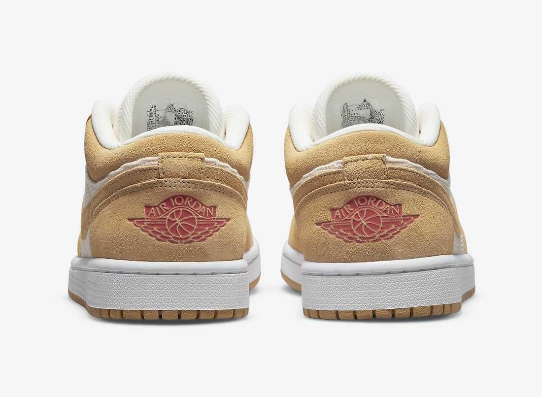 【スニダンで購入可】7/21発売 NIKE WMNS AIR JORDAN 1 LOW "CORDUROY AND SUEDE" 抽選/定価/販売店舗まとめ 9枚目