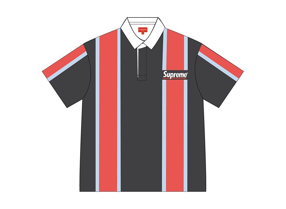 supreme Stripe S/S Rugby | www.carmenundmelanie.at