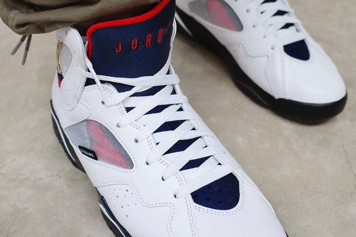 【スニダンで購入可】5/14・5/22発売 PSG ×NIKE AIR JORDAN 7 RETRO 抽選/定価/販売店舗まとめ 4枚目