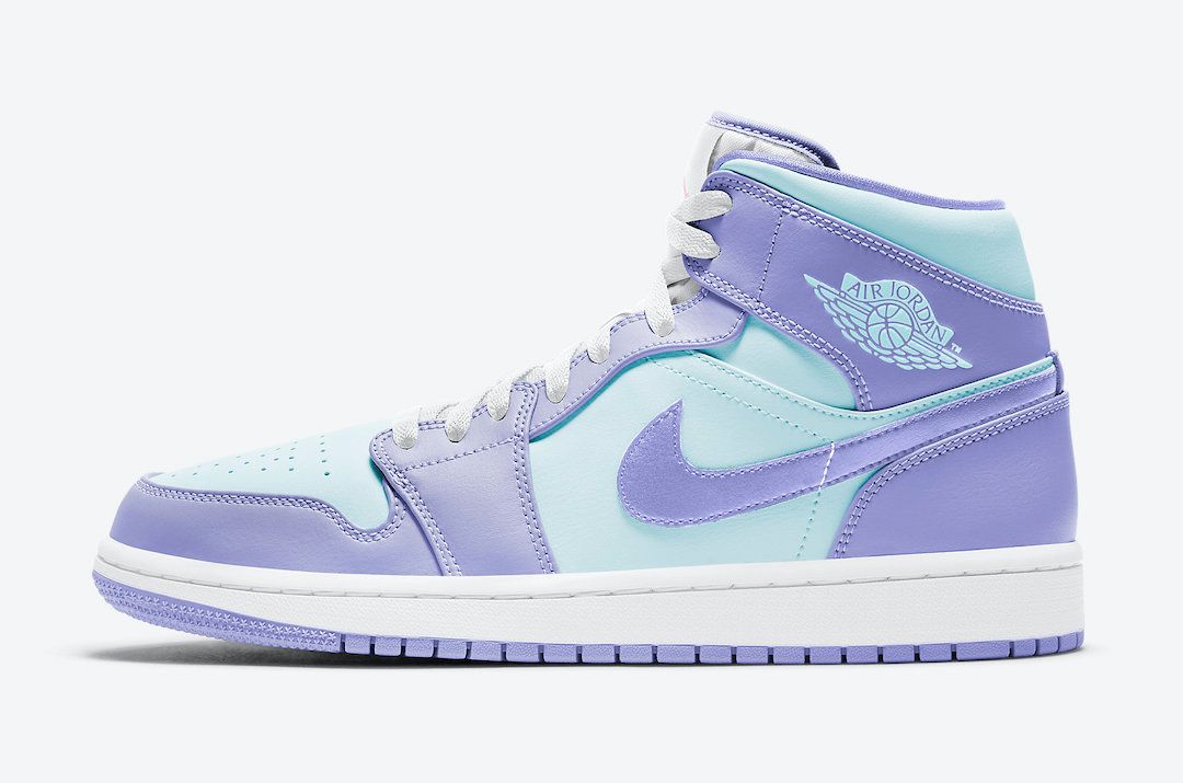 【販売リンクあり】5/17発売 NIKE AIR JORDAN 1 MID "PURPLE AQUA" 抽選/定価/販売店舗まとめ 8枚目
