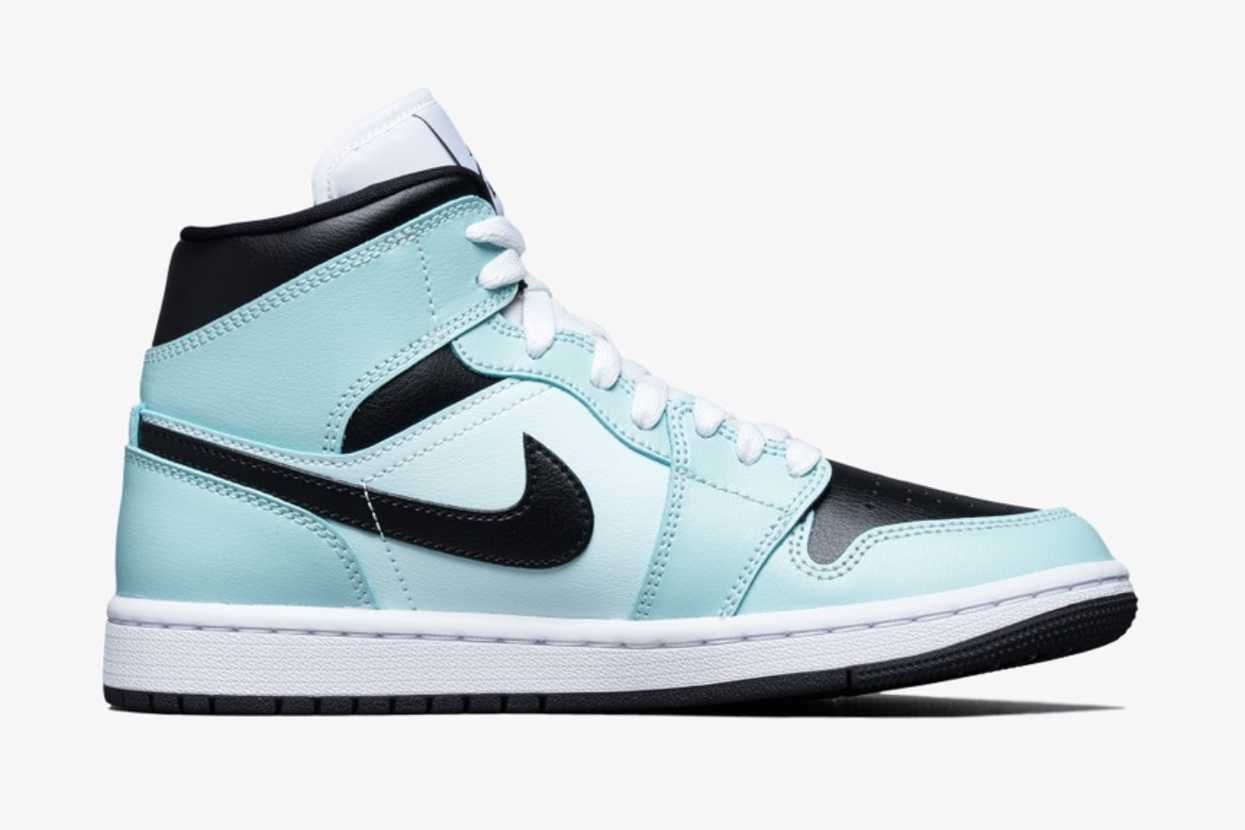 【スニダンで購入可】5/17発売 NIKE WMNS AIR JORDAN 1 MID "AQUA BLUE" 抽選/定価/販売店舗まとめ 3枚目