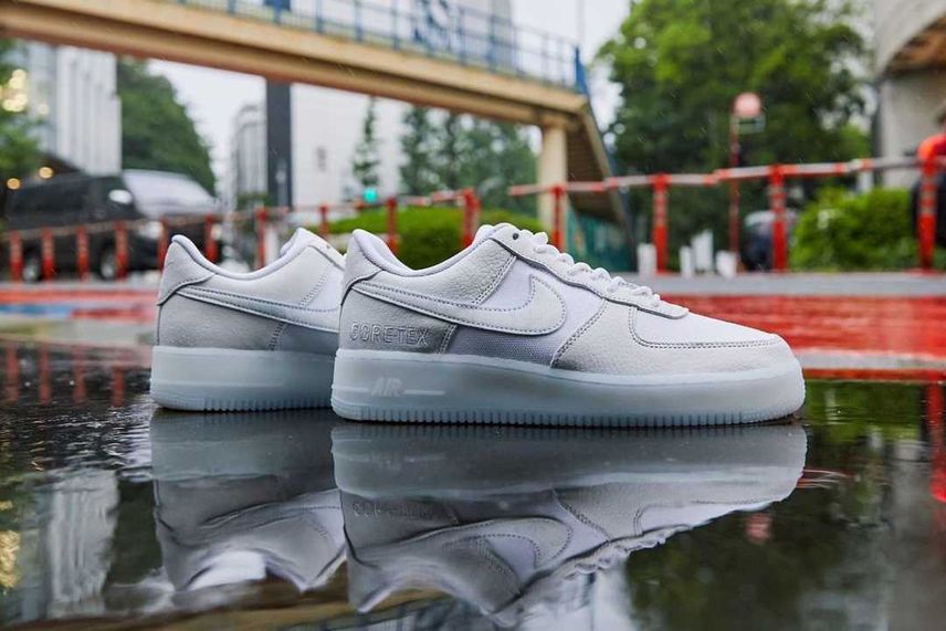 【スニダンで購入可】5/23・24発売 NIKE AIR FORCE 1 GORE-TEX SUMMER SHOWER "WHITE" 抽選/定価/販売店舗まとめ