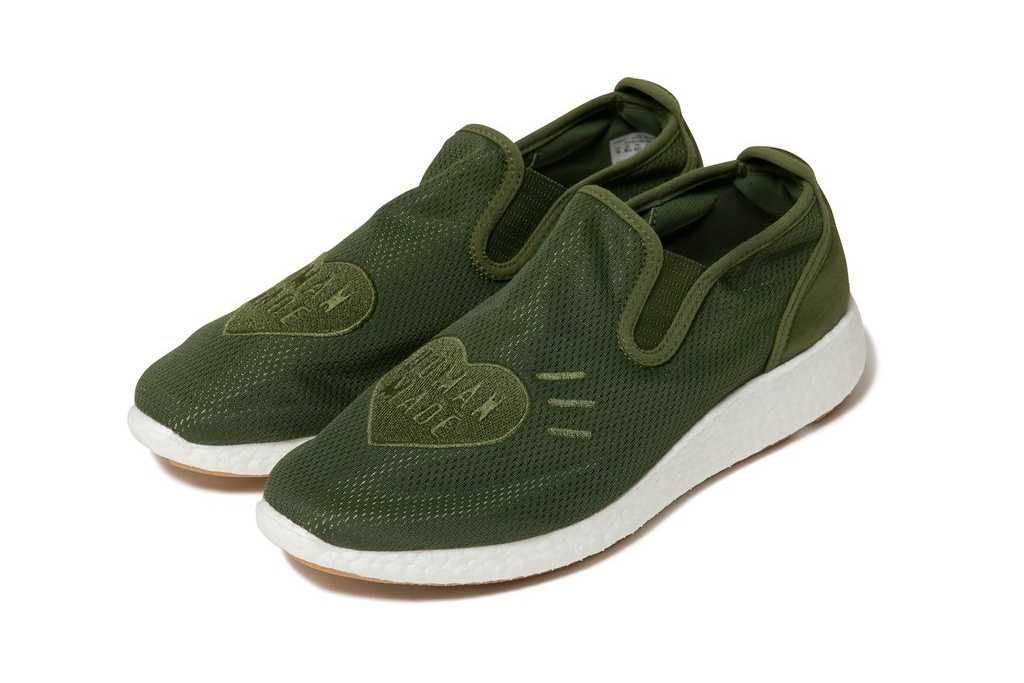 【スニダンで購入可】5/22・5/25発売 HUMAN MADE × ADIDAS PURE SLIP ON 3COLORS 抽選/定価/販売店舗まとめ 2枚目