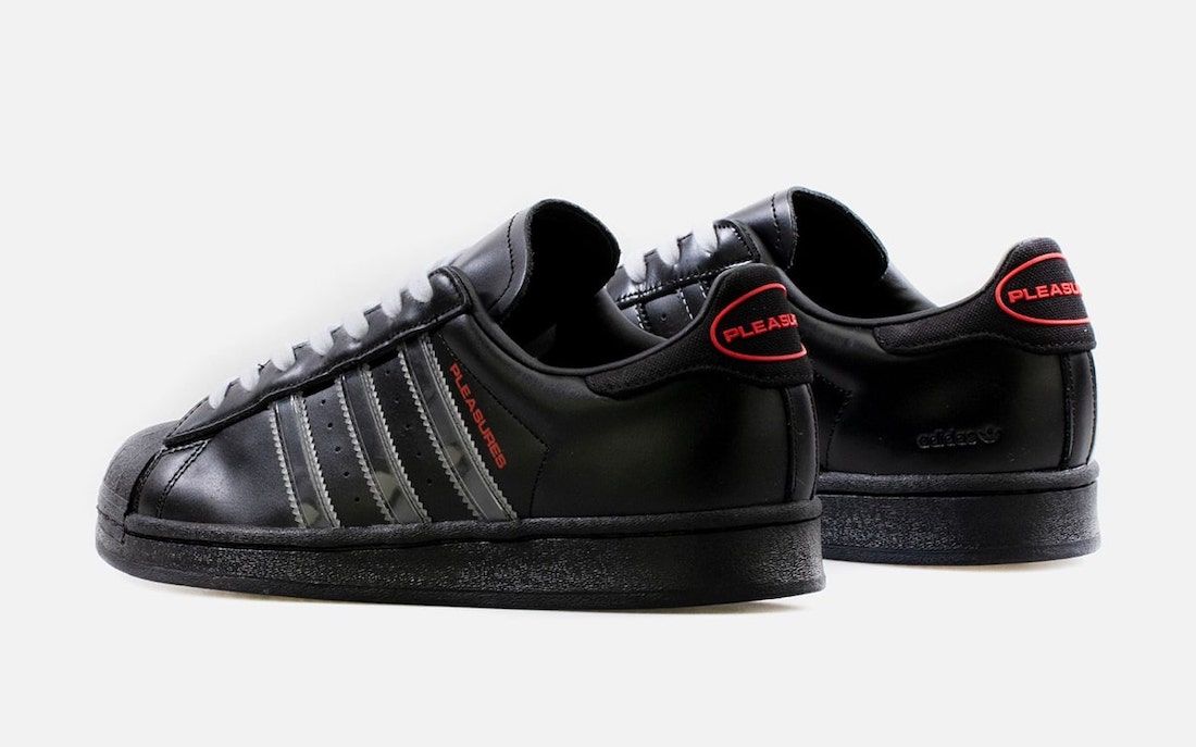 【スニダンで購入可】PLEASURES × ADIDAS CONSORTIUM SUPERSTAR "BLACK" 抽選/定価/販売店舗まとめ 3枚目