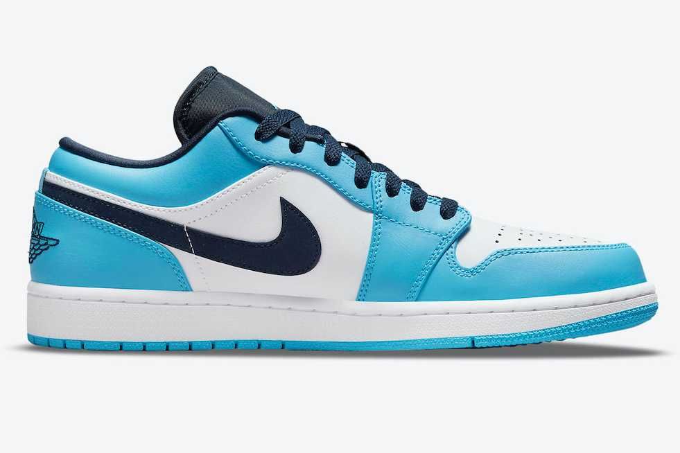 【スニダンで購入可】7/3.5発売 NIKE AIR JORDAN 1 LOW "UNIVERSITY BLUE" 抽選/定価/販売店舗まとめ 6枚目