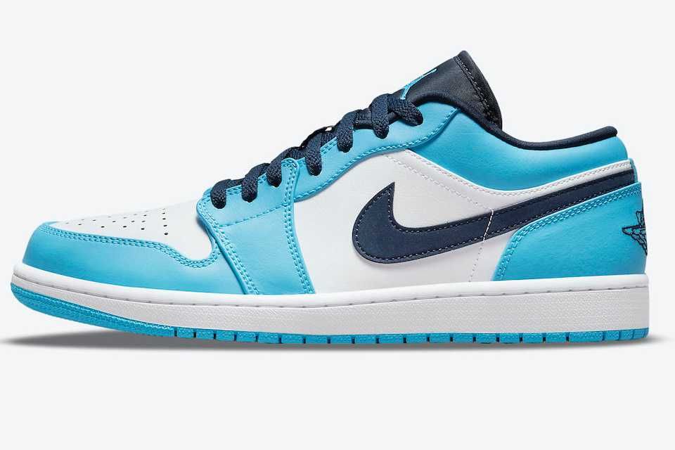 【スニダンで購入可】7/3.5発売 NIKE AIR JORDAN 1 LOW "UNIVERSITY BLUE" 抽選/定価/販売店舗まとめ 5枚目