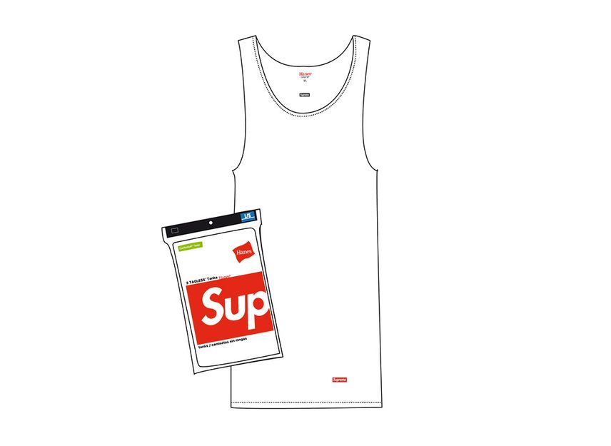 Supreme Hanes Tagless Tank Tops 3 Pack