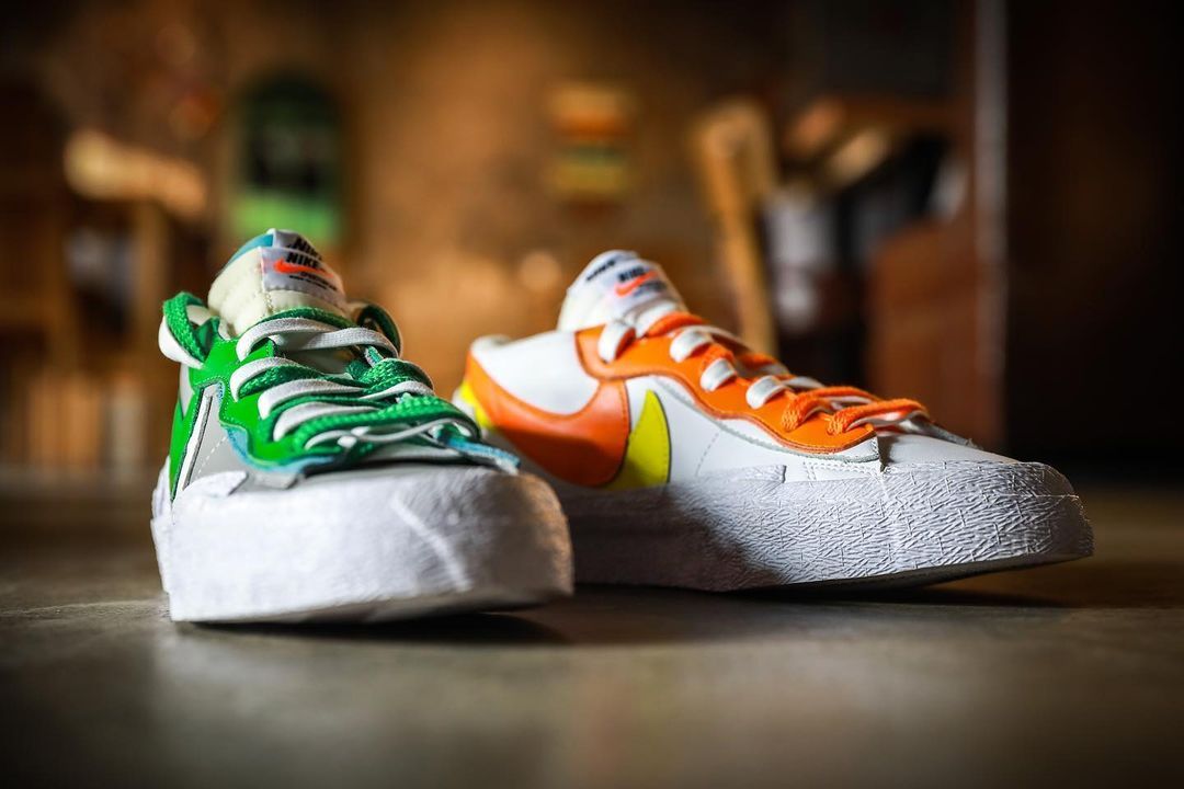 【スニダンで購入可】6/10発売 SACAI × NIKE BLAZER LOW 2COLORS 抽選/定価/販売店舗まとめ 15枚目