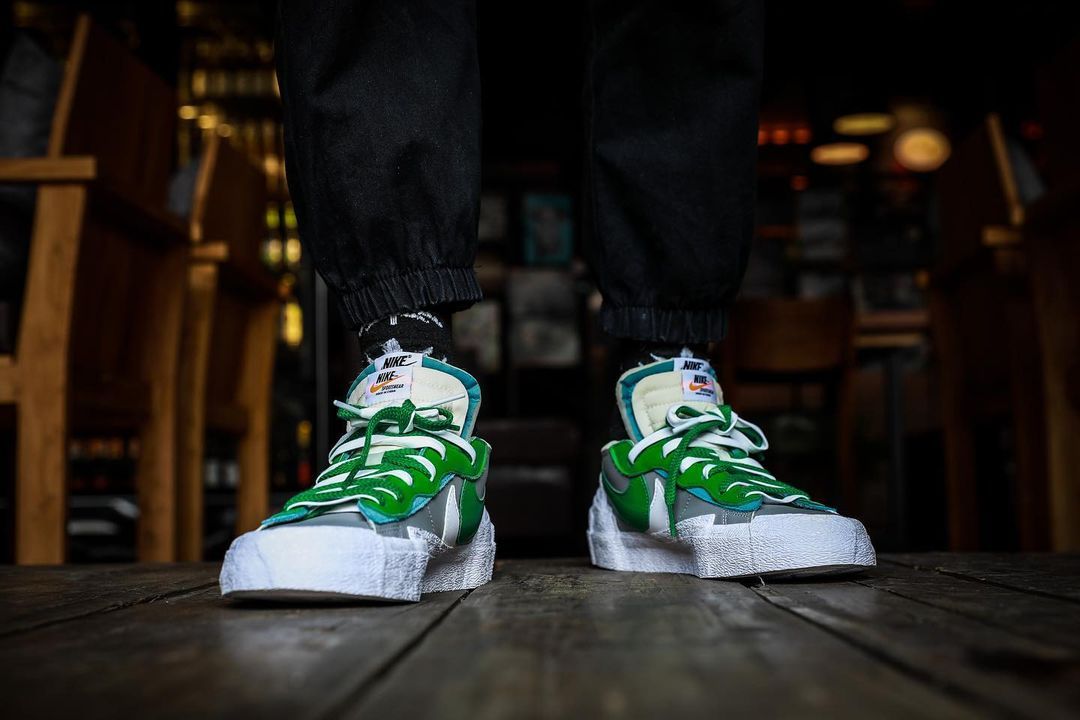 【スニダンで購入可】6/10発売 SACAI × NIKE BLAZER LOW 2COLORS 抽選/定価/販売店舗まとめ 31枚目