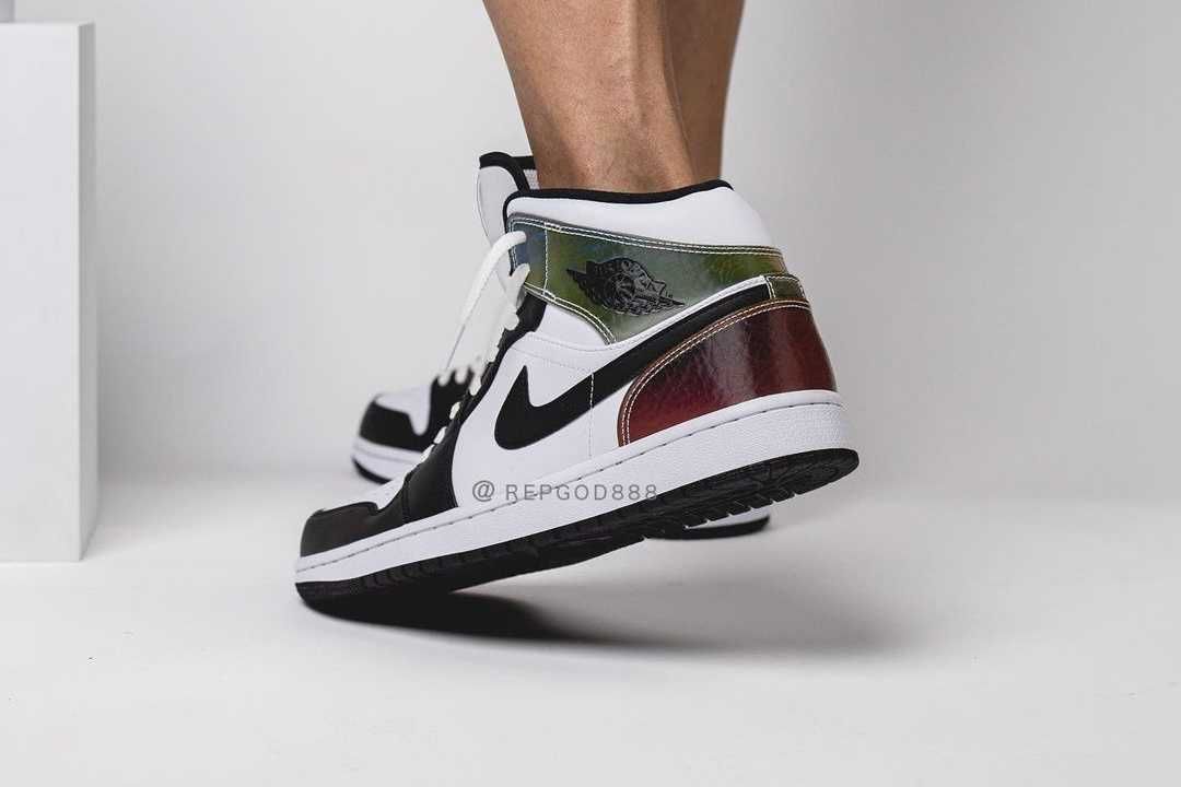 【スニダンで購入可】発売中 NIKE AIR JORDAN 1 MID "HEAT SENSITIVE PANELS"抽選/定価/販売店舗まとめ 2枚目