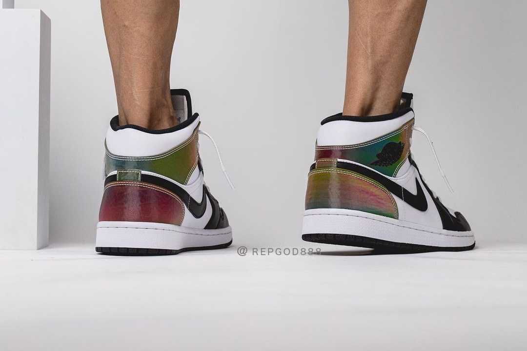 【スニダンで購入可】発売中 NIKE AIR JORDAN 1 MID "HEAT SENSITIVE PANELS"抽選/定価/販売店舗まとめ 4枚目
