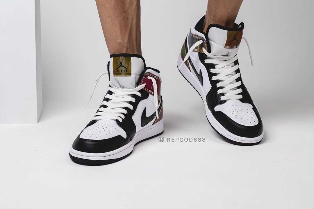 【スニダンで購入可】発売中 NIKE AIR JORDAN 1 MID "HEAT SENSITIVE PANELS"抽選/定価/販売店舗まとめ 5枚目