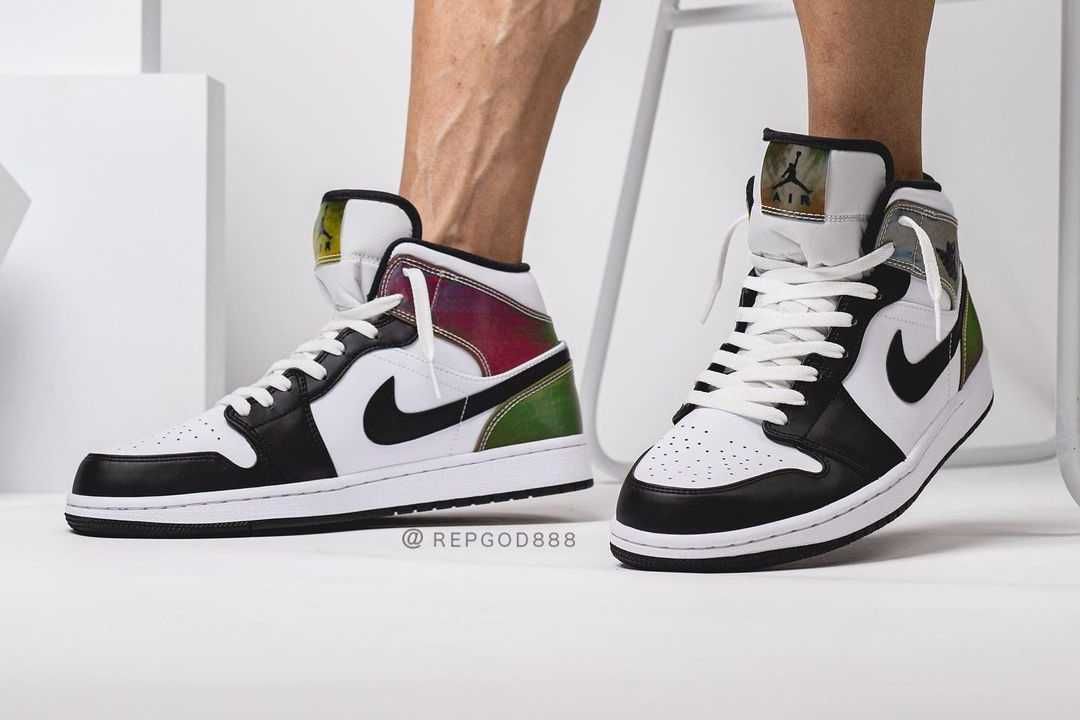 【スニダンで購入可】発売中 NIKE AIR JORDAN 1 MID "HEAT SENSITIVE PANELS"抽選/定価/販売店舗まとめ 8枚目
