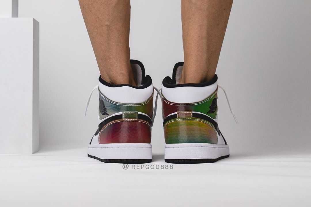 【スニダンで購入可】発売中 NIKE AIR JORDAN 1 MID "HEAT SENSITIVE PANELS"抽選/定価/販売店舗まとめ 6枚目