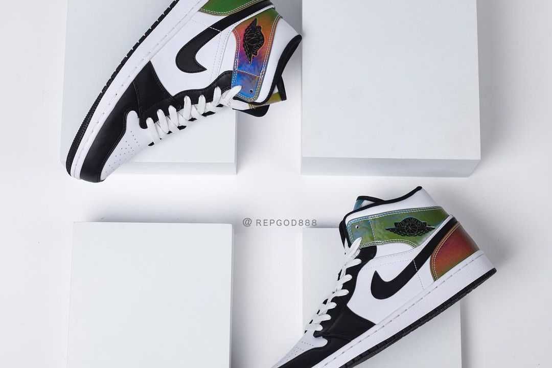 【スニダンで購入可】発売中 NIKE AIR JORDAN 1 MID "HEAT SENSITIVE PANELS"抽選/定価/販売店舗まとめ 11枚目