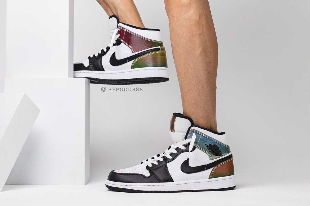 【スニダンで購入可】発売中 NIKE AIR JORDAN 1 MID "HEAT SENSITIVE PANELS"抽選/定価/販売店舗まとめ 7枚目