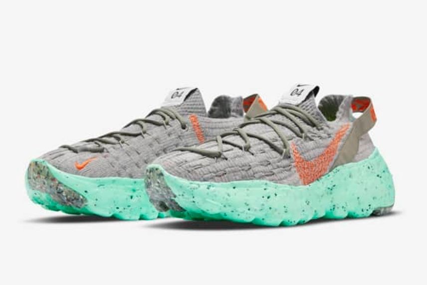 【スニダンで購入可】 NIKE SPACE HIPPIE 04 THIS IS TRASH "GREEN GLOW" 抽選/定価/販売店舗まとめ