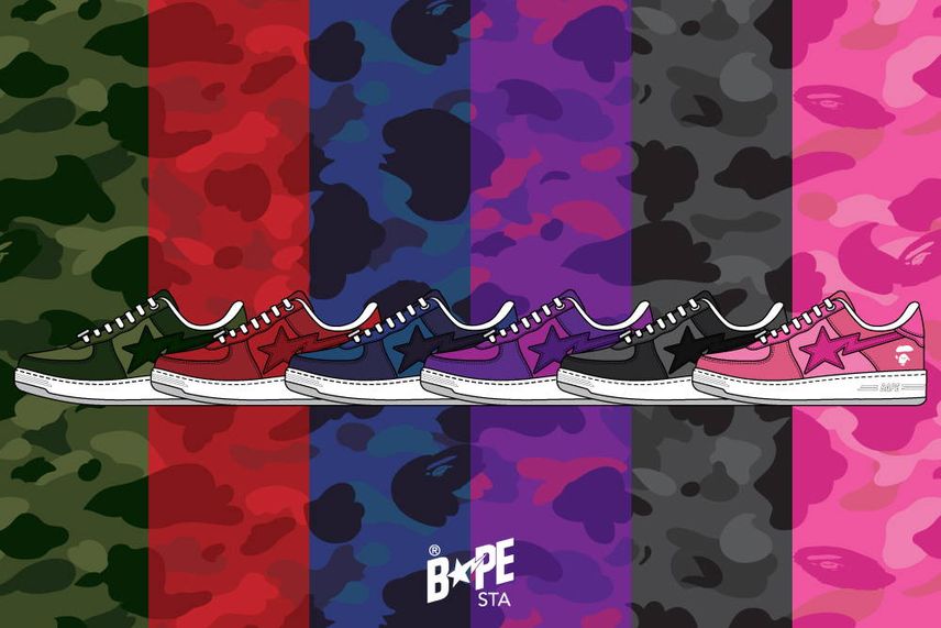 【スニダンで購入可】BAPE STA™ COLOR CAMO COMBO COLLECTION 6COLORS 抽選/定価/販売店舗まとめ