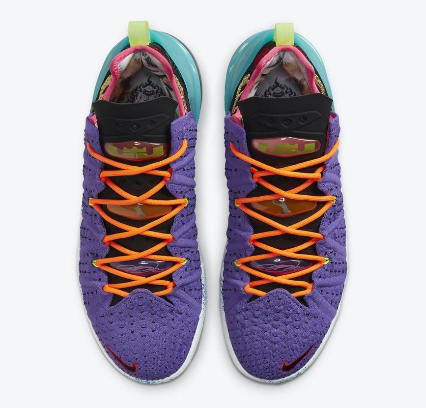 【スニダンで購入可】6/1発売 NIKE LEBRON 18 "PSYCHIC PURPLE" 抽選/定価/販売店舗まとめ 7枚目