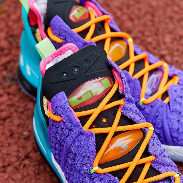 【スニダンで購入可】6/1発売 NIKE LEBRON 18 "PSYCHIC PURPLE" 抽選/定価/販売店舗まとめ 2枚目