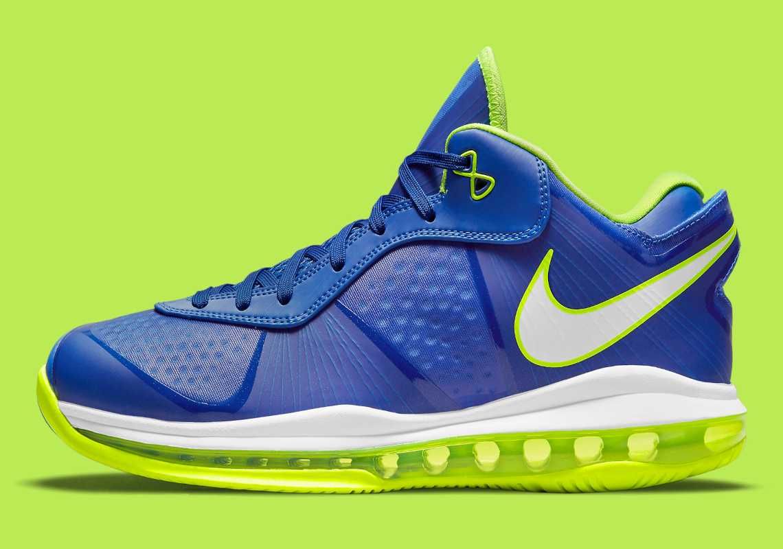 【スニダンで購入可】6/4発売 NIKE LEBRON 8 V2 LOW QS SPRITE "TREASURE BLUE/WHITE/BLACK" 抽選/定価/販売店舗まとめ 3枚目