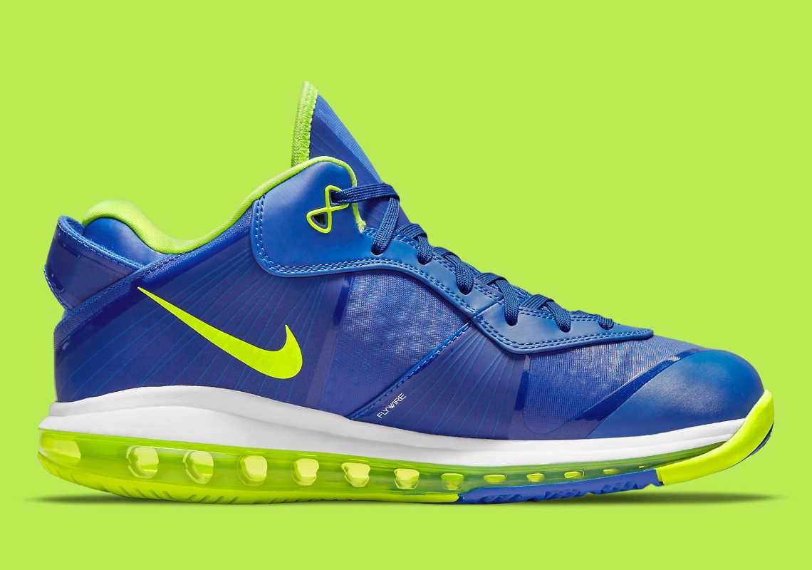【スニダンで購入可】6/4発売 NIKE LEBRON 8 V2 LOW QS SPRITE "TREASURE BLUE/WHITE/BLACK" 抽選/定価/販売店舗まとめ 4枚目
