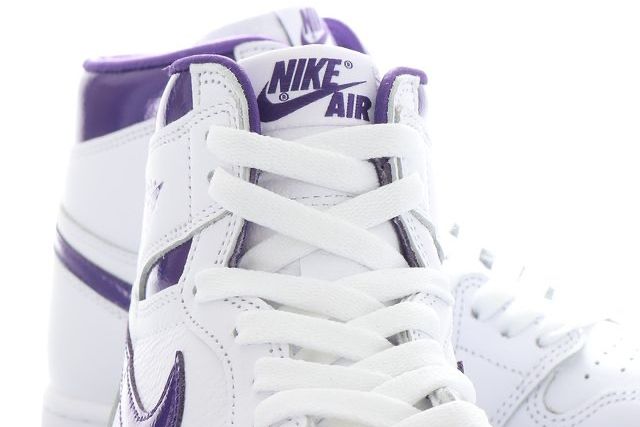 【スニダンで購入可】6/3発売 NIKE WMNS AIR JORDAN 1 HIGH OG "COURT PURPLE" 抽選/定価/販売店舗まとめ 3枚目