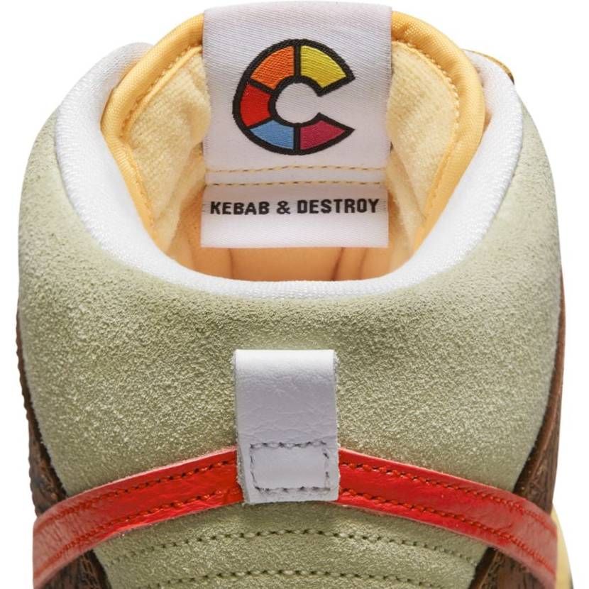 【スニダンで購入可】6/26発売 Color Skates x NIKE SB DUNK HIGH "KEBAB AND DESTROY" 抽選/定価/販売店舗まとめ 10枚目