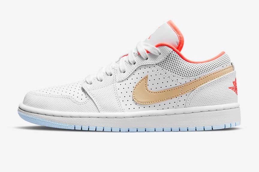【スニダンで購入可】6/1・11発売 NIKE WMNS AIR JORDAN 1 LOW SE "FLASH CRIMSON" 抽選/定価/販売店舗まとめ 3枚目