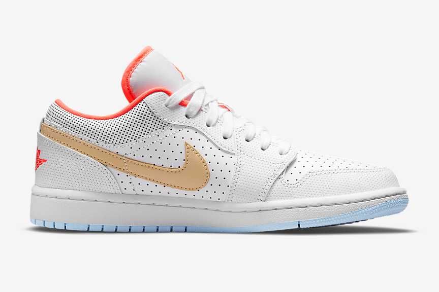 【スニダンで購入可】6/1・11発売 NIKE WMNS AIR JORDAN 1 LOW SE "FLASH CRIMSON" 抽選/定価/販売店舗まとめ 4枚目