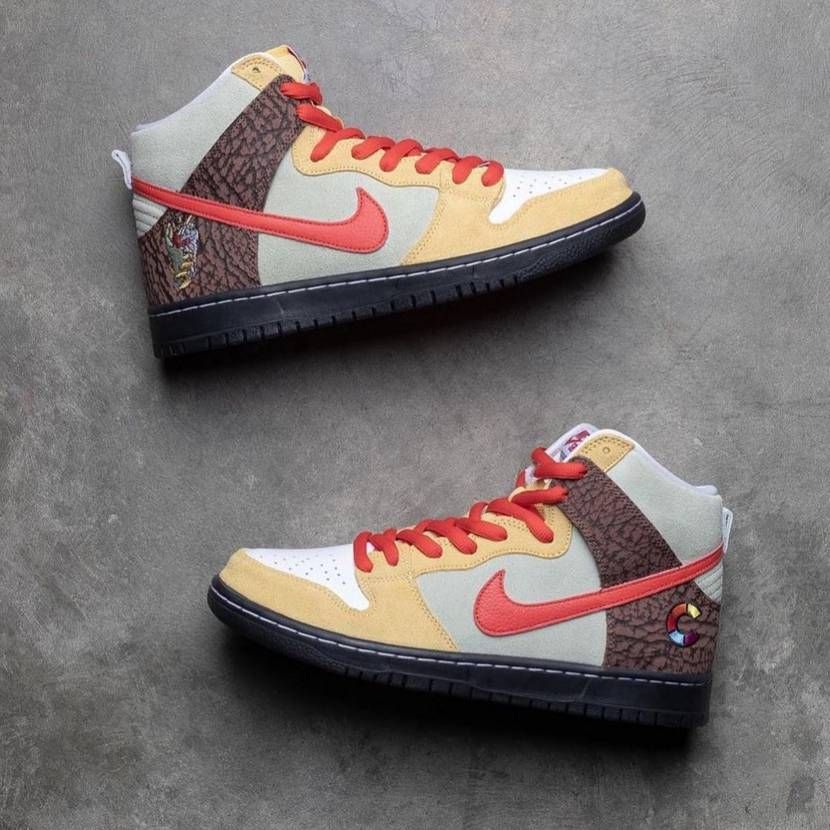 【スニダンで購入可】6/26発売 Color Skates x NIKE SB DUNK HIGH "KEBAB AND DESTROY" 抽選/定価/販売店舗まとめ 5枚目