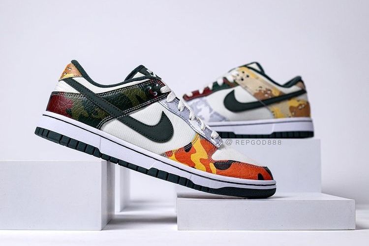 【販売リンクあり】7/16・7/30発売 NIKE DUNK LOW SE "SAIL MULTI CAMO" 抽選/定価/販売店舗まとめ 13枚目