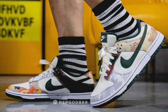 【販売リンクあり】7/16・7/30発売 NIKE DUNK LOW SE "SAIL MULTI CAMO" 抽選/定価/販売店舗まとめ 7枚目