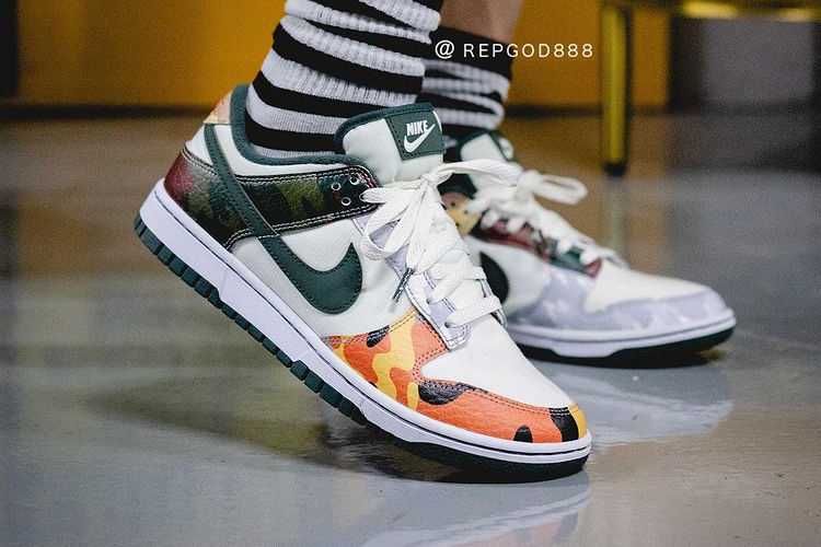 【販売リンクあり】7/16・7/30発売 NIKE DUNK LOW SE "SAIL MULTI CAMO" 抽選/定価/販売店舗まとめ 3枚目