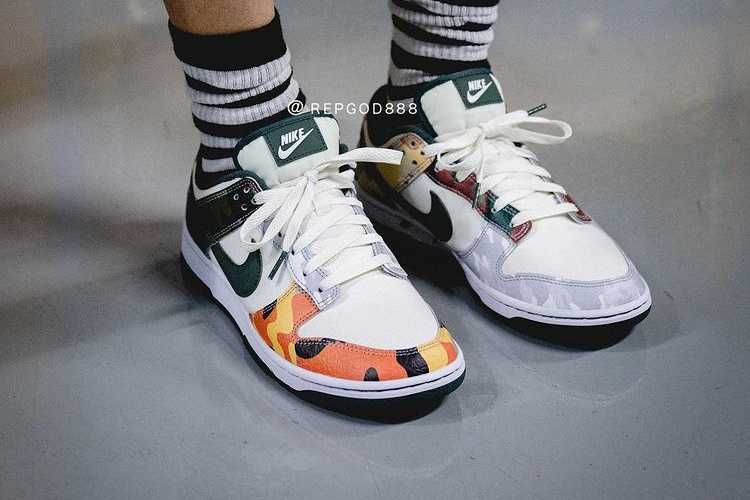 【販売リンクあり】7/16・7/30発売 NIKE DUNK LOW SE "SAIL MULTI CAMO" 抽選/定価/販売店舗まとめ 4枚目