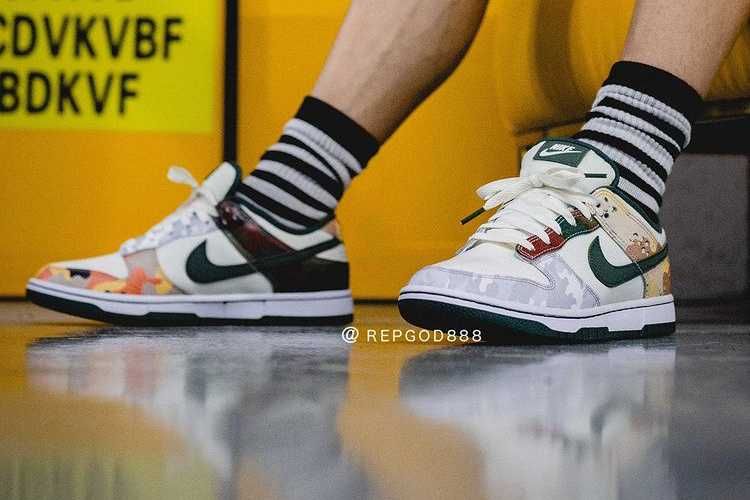 【販売リンクあり】7/16・7/30発売 NIKE DUNK LOW SE "SAIL MULTI CAMO" 抽選/定価/販売店舗まとめ 8枚目