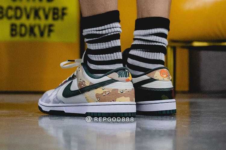 【販売リンクあり】7/16・7/30発売 NIKE DUNK LOW SE "SAIL MULTI CAMO" 抽選/定価/販売店舗まとめ 6枚目