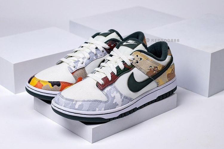 【販売リンクあり】7/16・7/30発売 NIKE DUNK LOW SE "SAIL MULTI CAMO" 抽選/定価/販売店舗まとめ 18枚目
