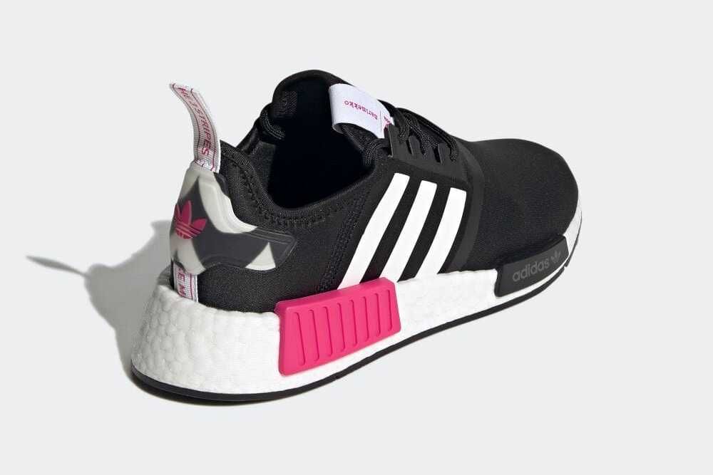 【スニダンで購入可】6/10発売 ADIDAS NMD_R1 W CORE "BLACK/TEAM REAL MAGENTA" 抽選/定価/販売店舗まとめ 2枚目