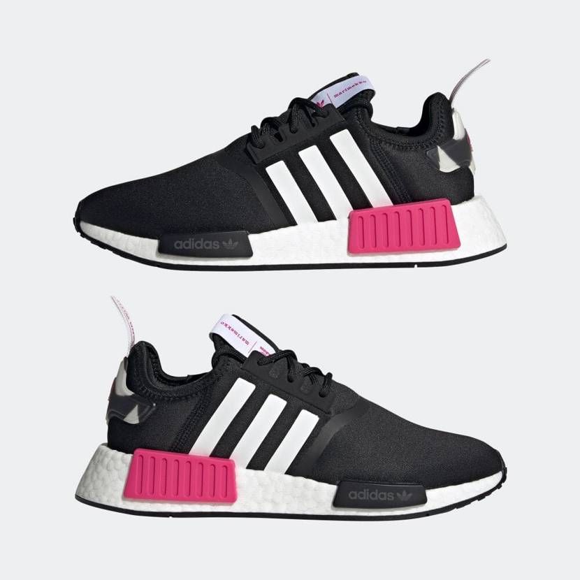 【スニダンで購入可】6/10発売 ADIDAS NMD_R1 W CORE "BLACK/TEAM REAL MAGENTA" 抽選/定価/販売店舗まとめ 5枚目