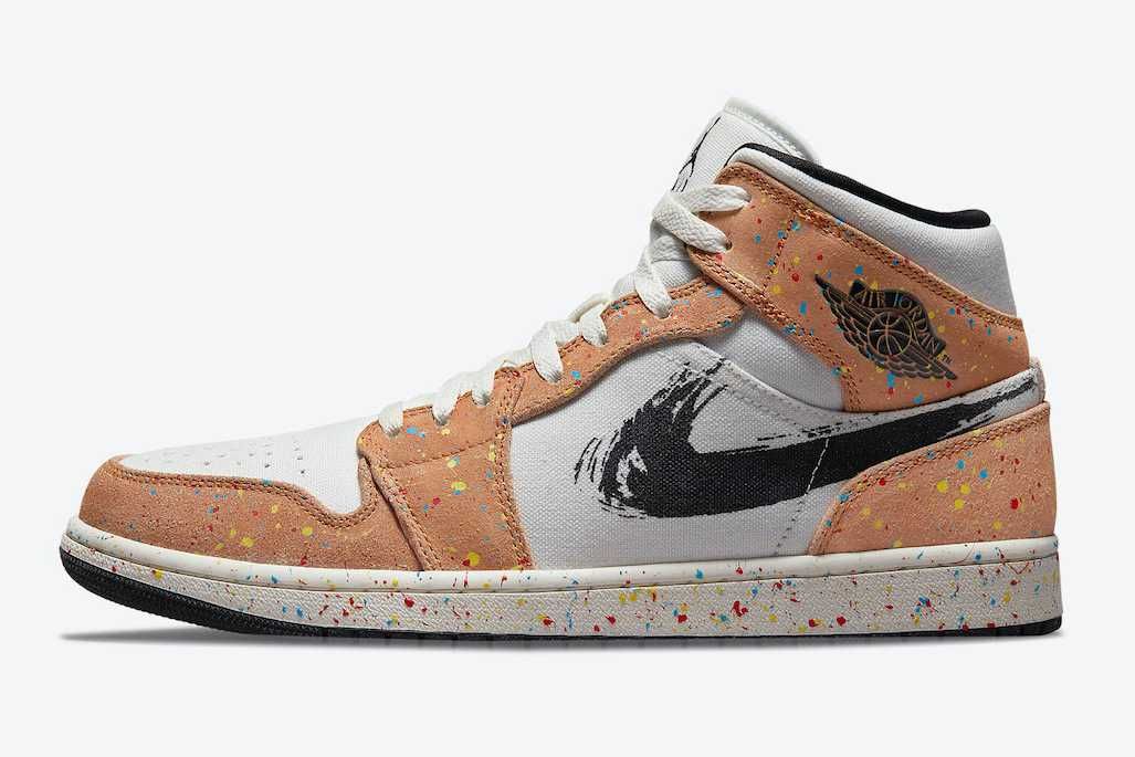 【スニダンで購入可】 8/17発売 NIKE AIR JORDAN 1 MID SE "CIDER" 抽選/定価/販売店舗まとめ 5枚目