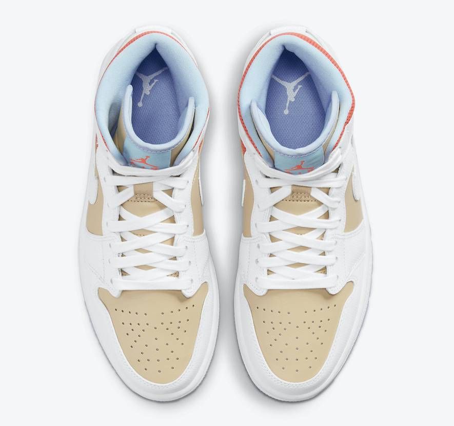 【スニダンで購入可】6/11発売 NIKE WMNS AIR JORDAN 1 MID SE "SESAME" 抽選/定価/販売店舗まとめ 5枚目