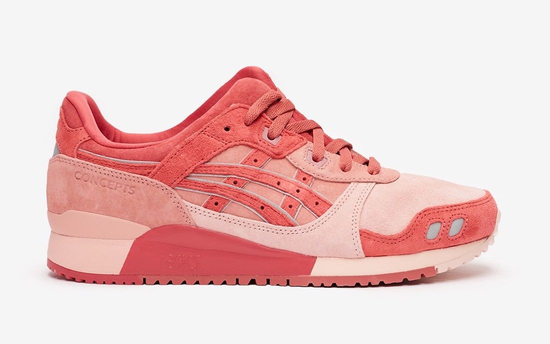【スニダンで購入可】6/25 発売CONCEPTS × ASICS GEL LYTE III "SALMON" 抽選/定価/販売店舗まとめ 5枚目
