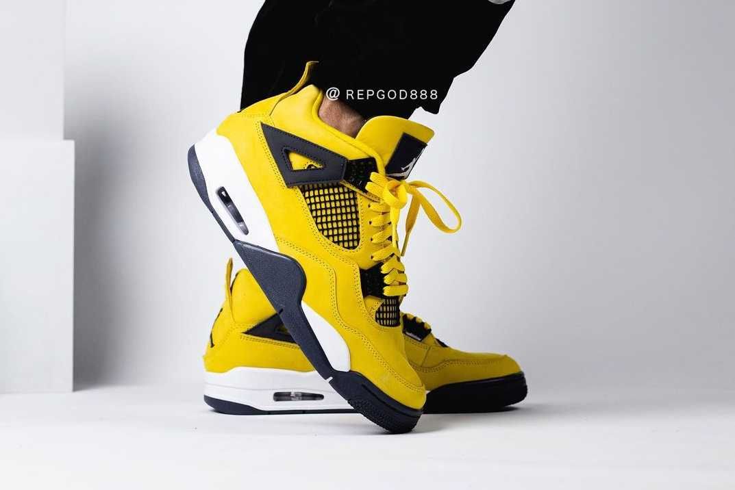 【スニダンで購入可】8/28・9/2発売 NIKE AIR JORDAN 4 "TOUR YELLOW" 抽選/定価/販売店舗まとめ 12枚目