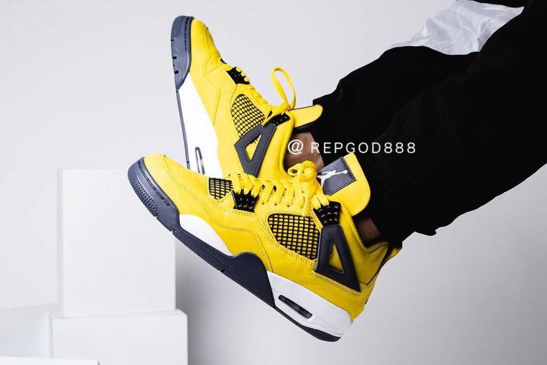 【スニダンで購入可】8/28・9/2発売 NIKE AIR JORDAN 4 "TOUR YELLOW" 抽選/定価/販売店舗まとめ 15枚目
