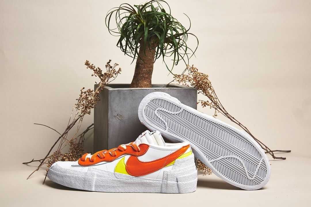 【スニダンで購入可】6/10発売 SACAI × NIKE BLAZER LOW 2COLORS 抽選/定価/販売店舗まとめ 3枚目