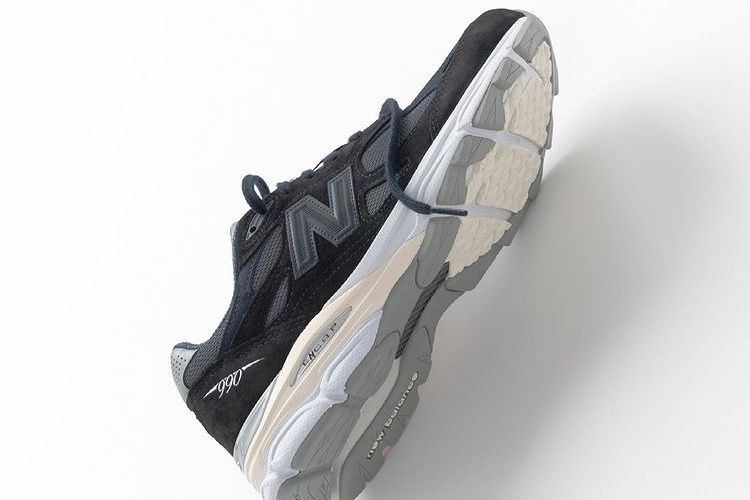 【スニダンで購入可】6/8発売 KITH RONNIE FIEG × NEW BALANCE M990V3 "GENESIS/NAVY" 抽選/定価/販売店舗まとめ 8枚目